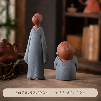 เซ็ตตุ๊กตาเณรน้อยน่ารัก
