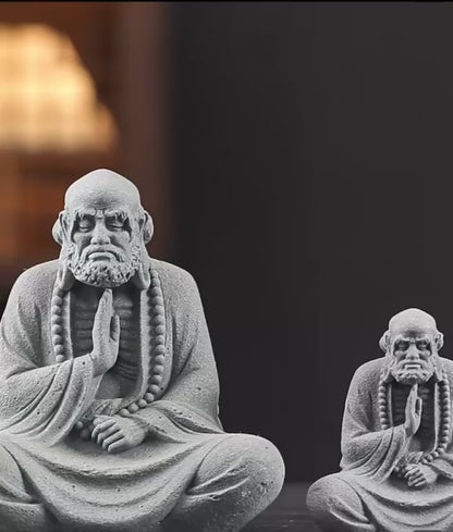 รูปปั้นพระโพธิธรรมนั่งสมาธิสไตล์เซน